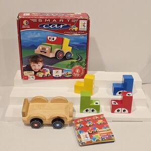 SmartGames Smart Car 3D Wooden Logic Puzzle Game